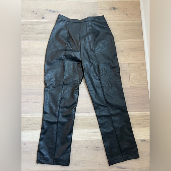 Princess Polly Leather Pants - Picture 2 of 2